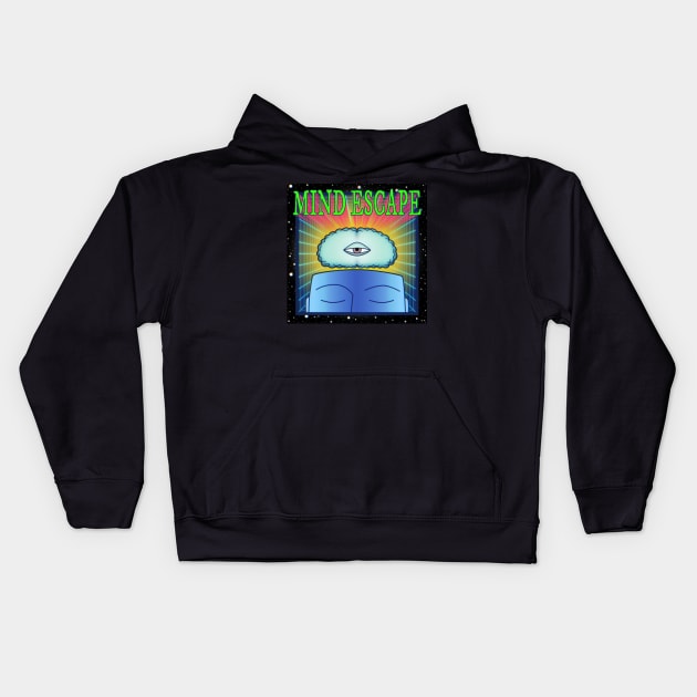 New Mind Escape Logo Kids Hoodie by Mind Escape